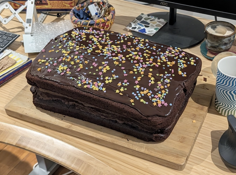 Chocolate vegan cake